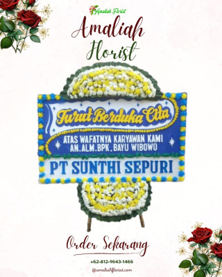Papan Bunga Duka di Ngunut